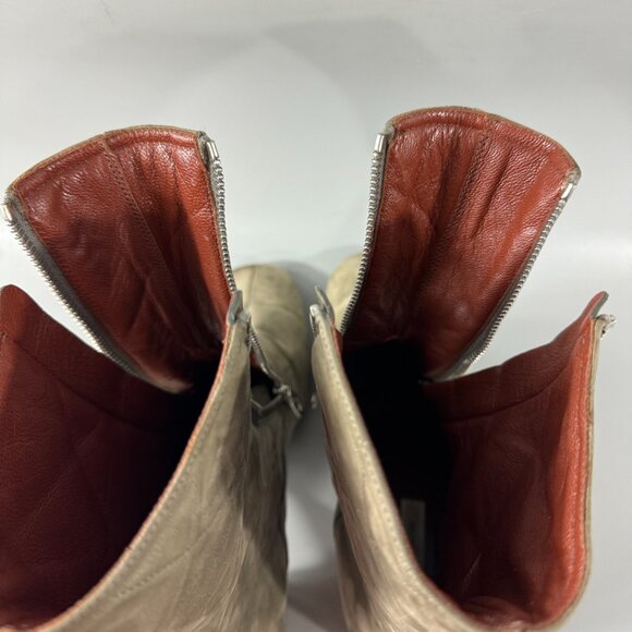 Marc Jacobs Suede Ankle Moto Boots, Size 38.5 - Picture 10 of 14